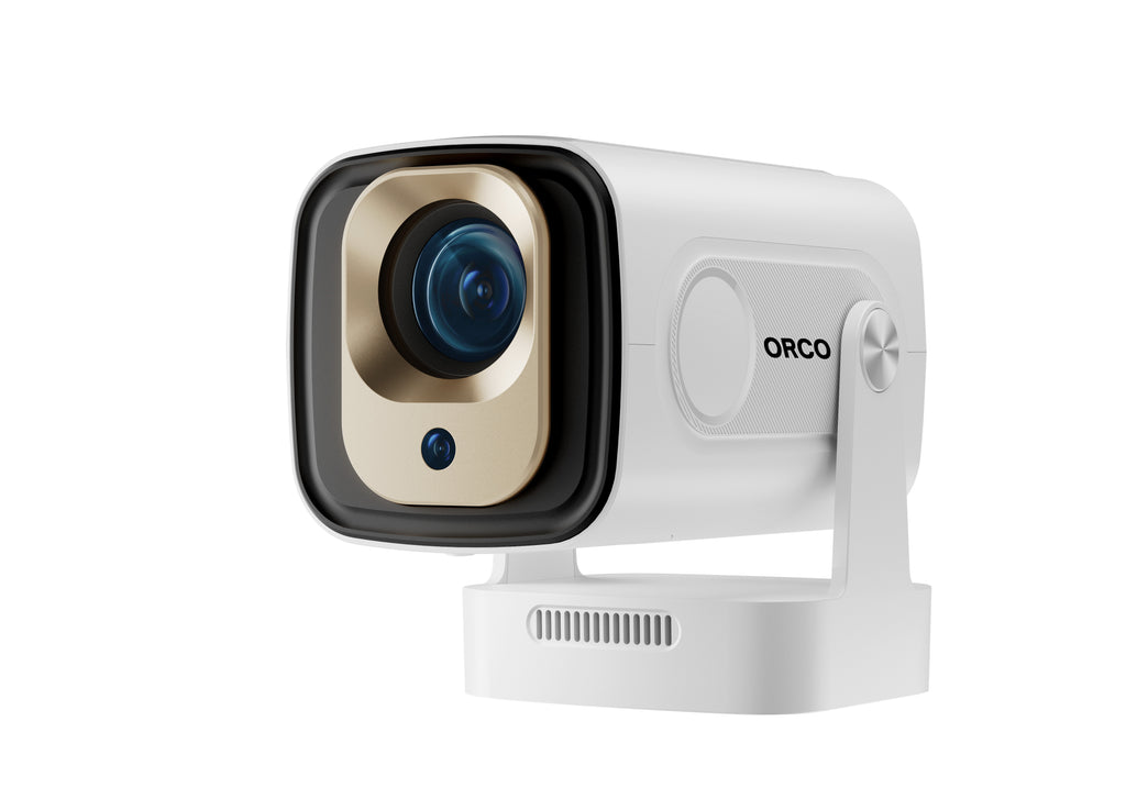 ORCO HY260 Pro Smart Mini Projector – 1080P Native, 4K Support, Auto Focus, WiFi 6 & Bluetooth, 180° Rotatable Portable Home Cinema