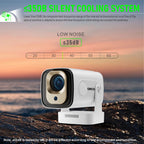 ORCO HY260 Pro Smart Mini Projector – 1080P Native, 4K Support, Auto Focus, WiFi 6 & Bluetooth, 180° Rotatable Portable Home Cinema