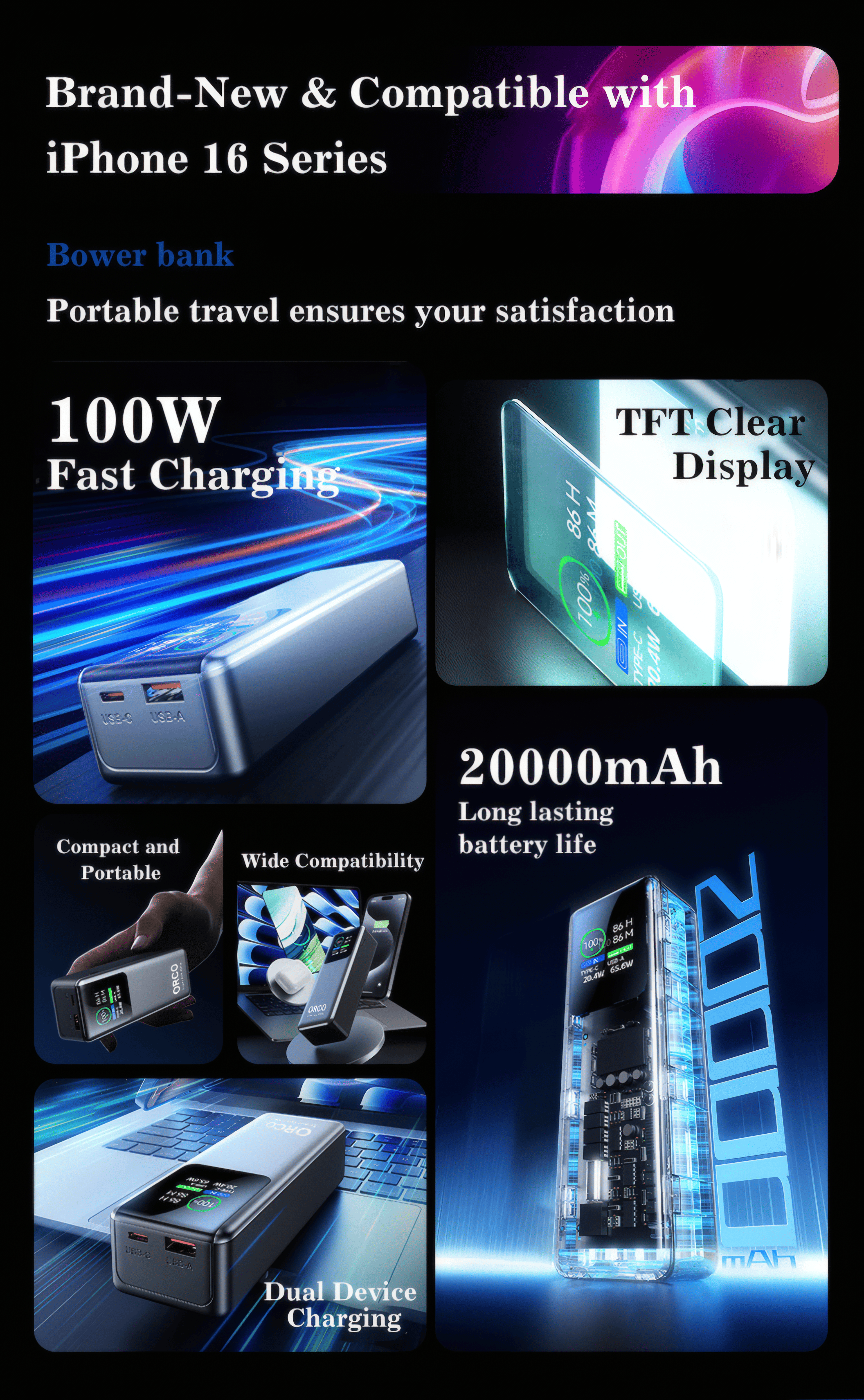 Orco Nexode Power Bank- ensure satisfaction