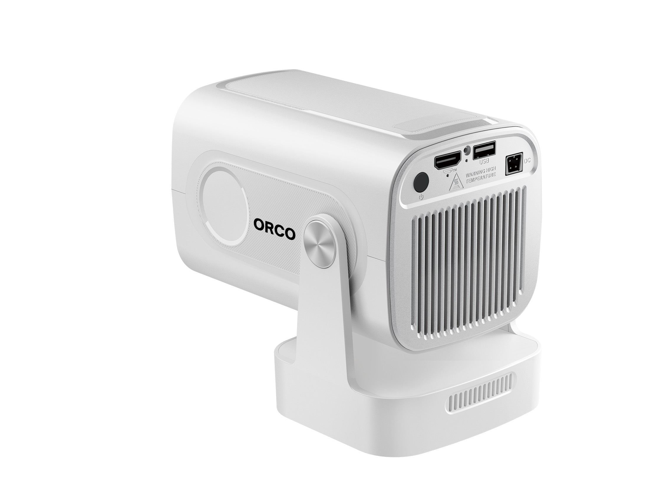 ORCO HY260 Pro Smart Mini Projector – 1080P Native, 4K Support, Auto Focus, WiFi 6 & Bluetooth, 180° Rotatable Portable Home Cinema