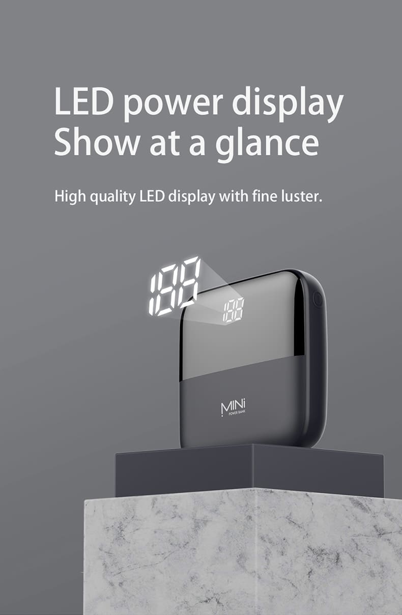 Slim Power Bank 10000mAh 22.5W