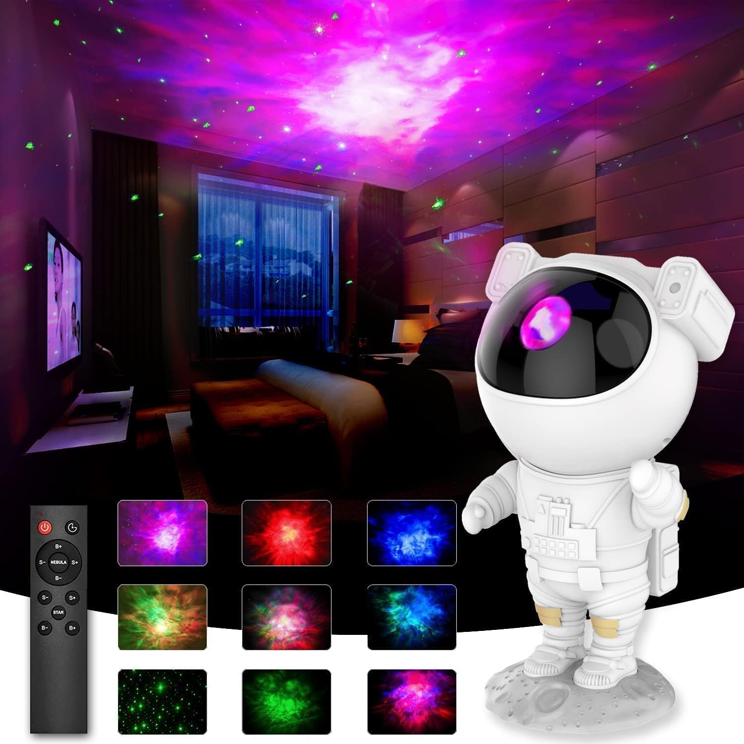 Orco Astronaut Galaxy Projector Night Light