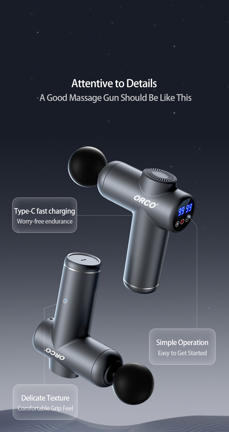 Veloreo Muscle Massage Gun Powerful & Quiet Deep Tissue Percussion Massager Gun for Athletes, Electric Back Massager