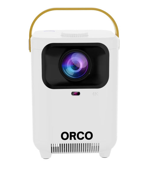 Orco Smart Mini Projector 8000 Lumens Android 11 Wi-Fi 6 Bluetooth Portable Projector with Auto Keystone (4K Supported)