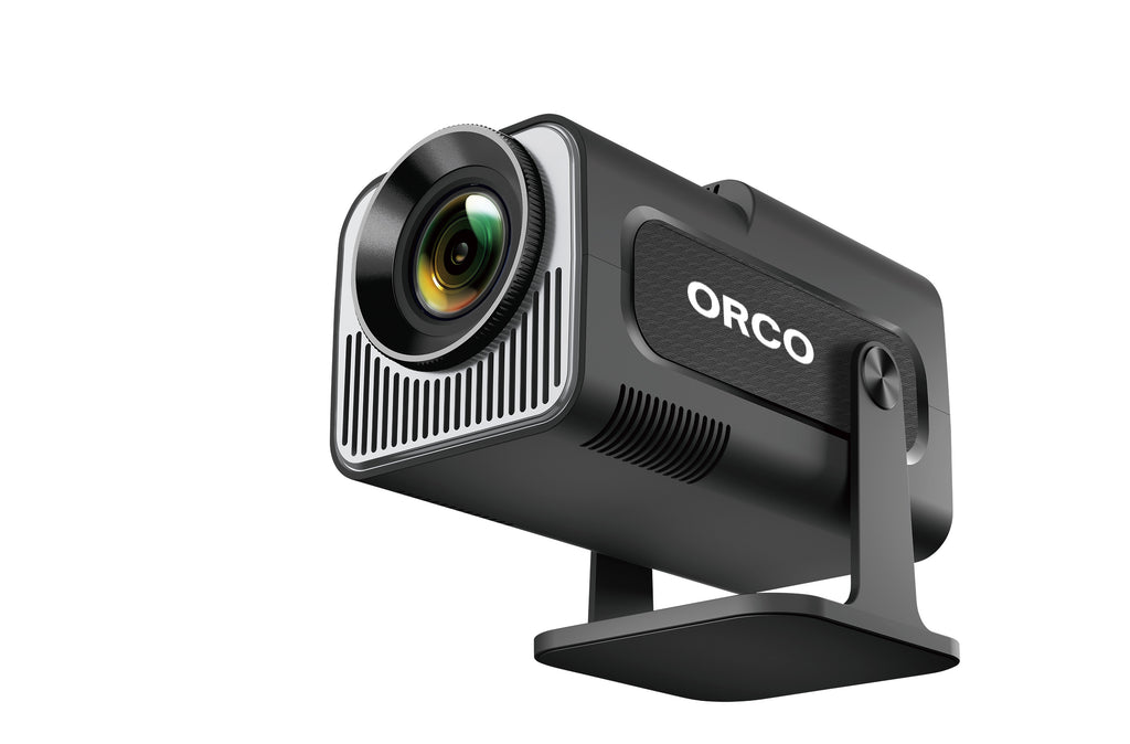 Orco Mini Projector Portable with Android 11, Smart Projector 1080P Full HD 4K Support, Outdoor Projector Wifi6 BT5.0,180°Rotatable